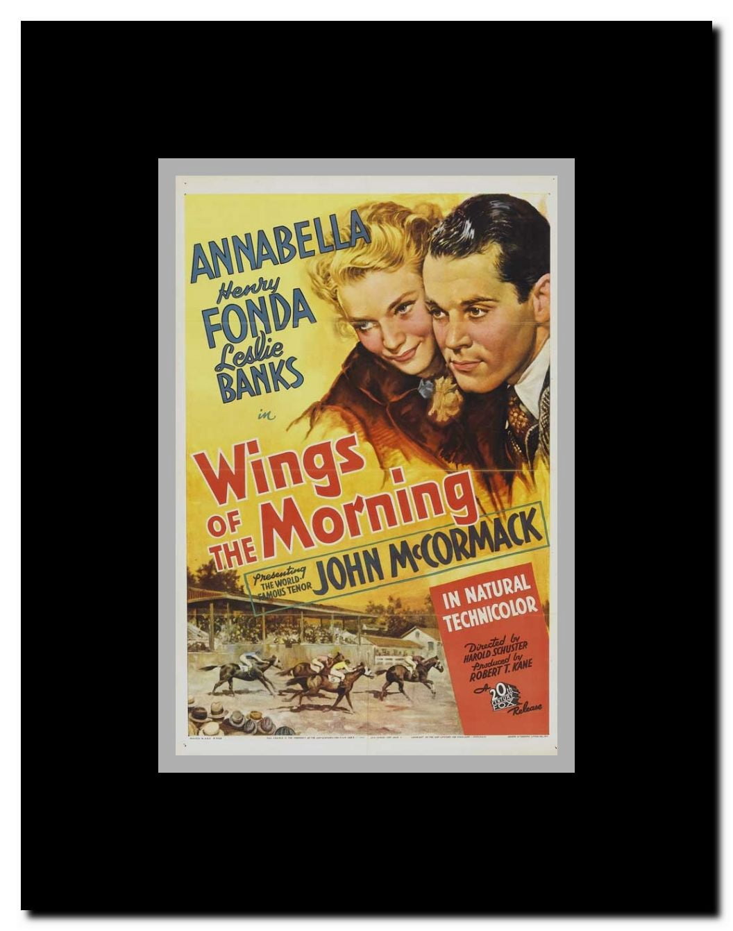 Wings of the Morning Framed Movie Poster