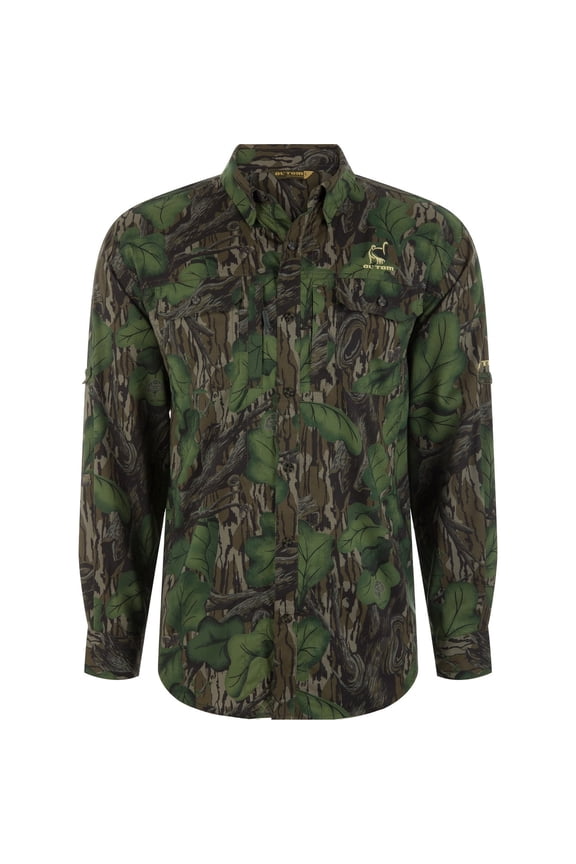 Ol Tom Wingshooter Trey Shirt LS Full Foliage Medium