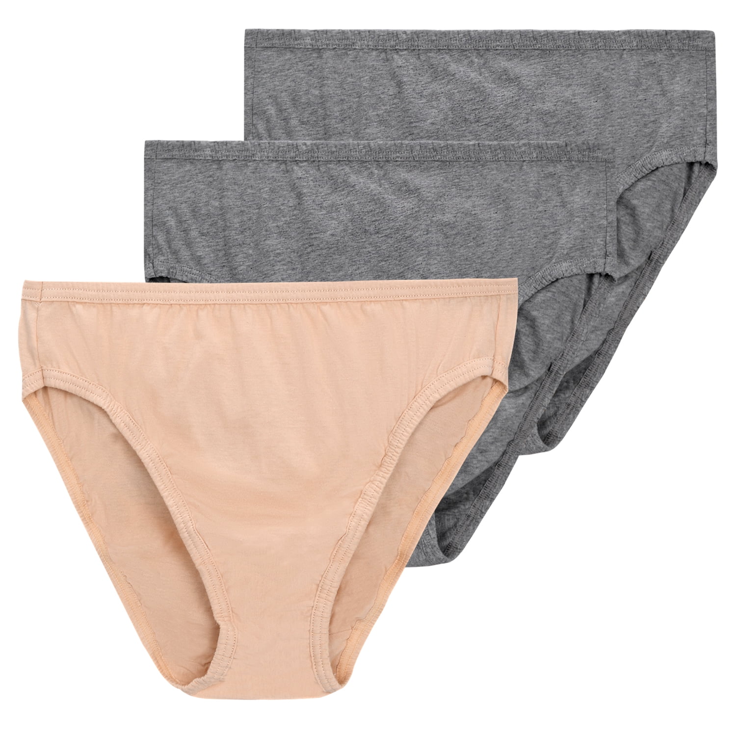 Buy WingsLove 3Pack Women Modern Cotton Sexy Bikini Brief Comfort Panty  (Black/White/Grey, S) Online at desertcartSeychelles