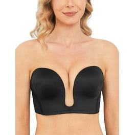 TWGONE Fashion Deep Cup Bra Hides Back Fat Diva New Look Bra With Shapewear  Incorporated, Complexion, 34D 
