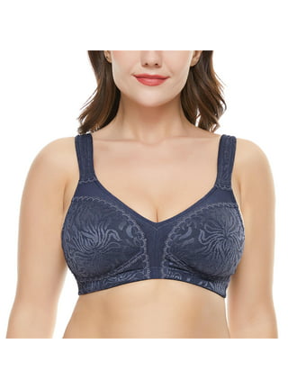 Exclare Women Full Coverage Lace Floral Underwire Bra-20 