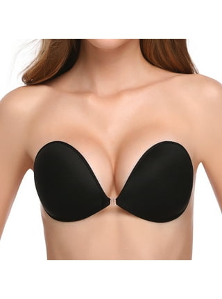 Lingerie Solutions Women's Amazing Adhesive Backless Strapless Silicone Bra  Nude