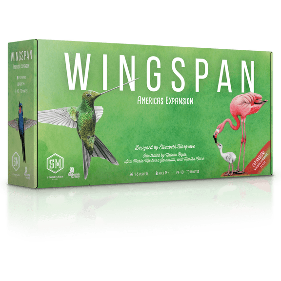 Wingspan Americas Expansion by Elizabeth Hargrave - Add to Wingspan from Stonemaier Games