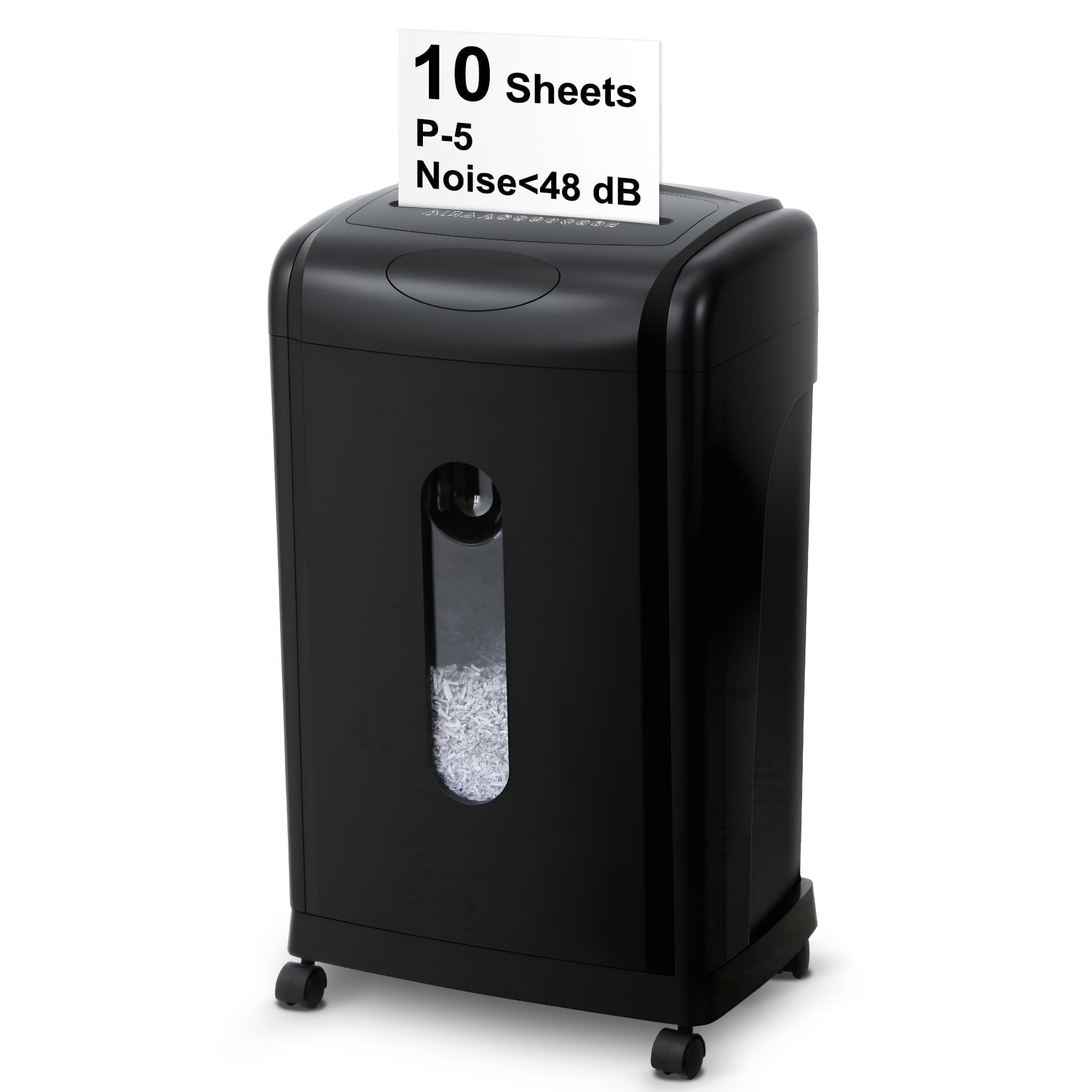 Wingwise Paper Shredder, 10 Sheets P5 Cross Cut Shredder, 7.9 Gallon Bin, CD/Credit Card Shredder , Home & Office Use