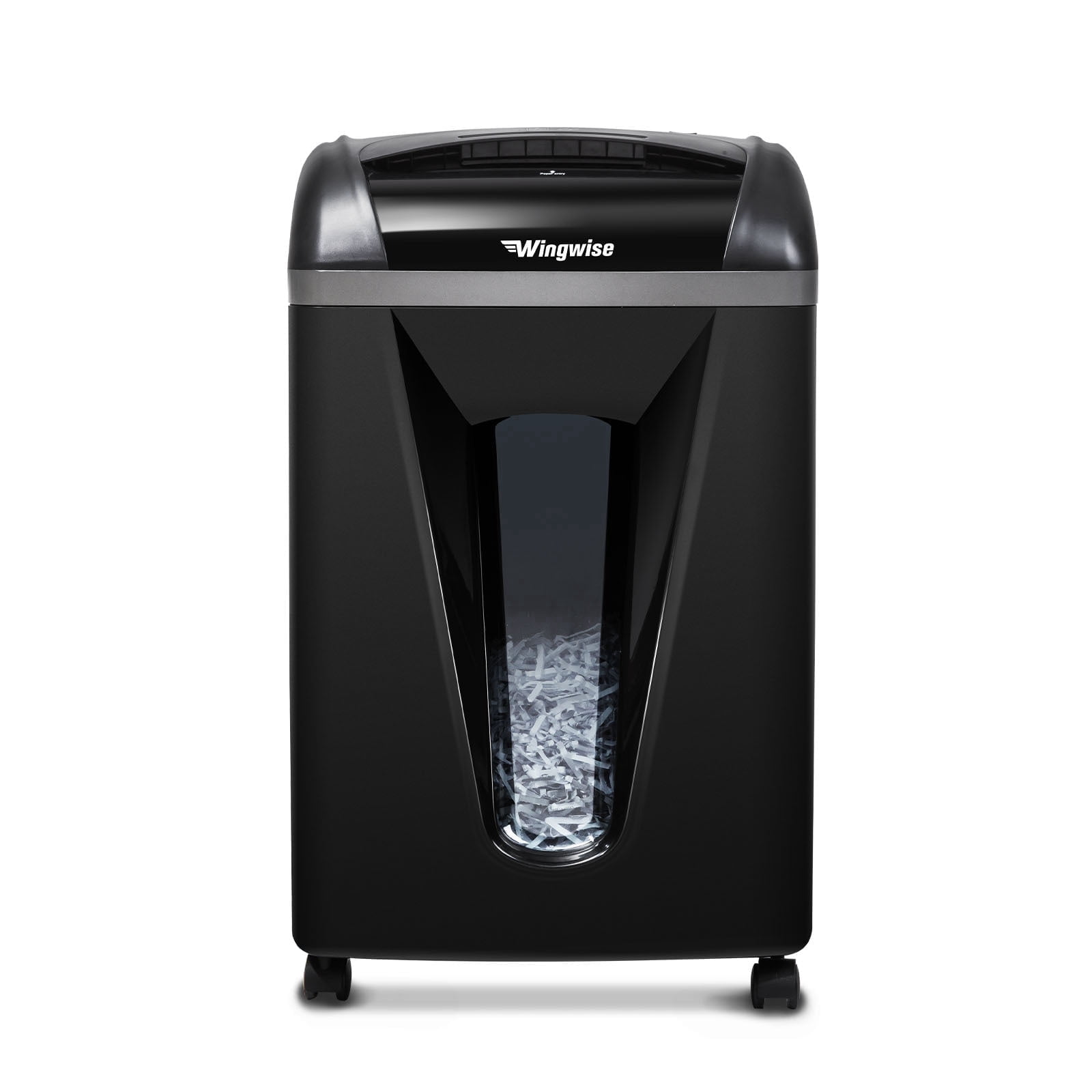 Wingwise Paper Shredder, 15 Sheets Cross Cut Shredder, 6.6 Gallon Bin, CD/Credit Card Shredder with Dual Modes, Home & Office Use