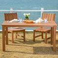 thumbnail image 1 of Wingyz Outside Dining Table with Umbrella Hole, Patio Dining Table 1PC,  All Weather, Wood Color, 1 of 6