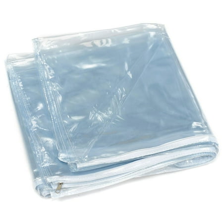 Winholt SRC-58/3Z Bakery Rack Cover Clear Plastic 3 Zippers