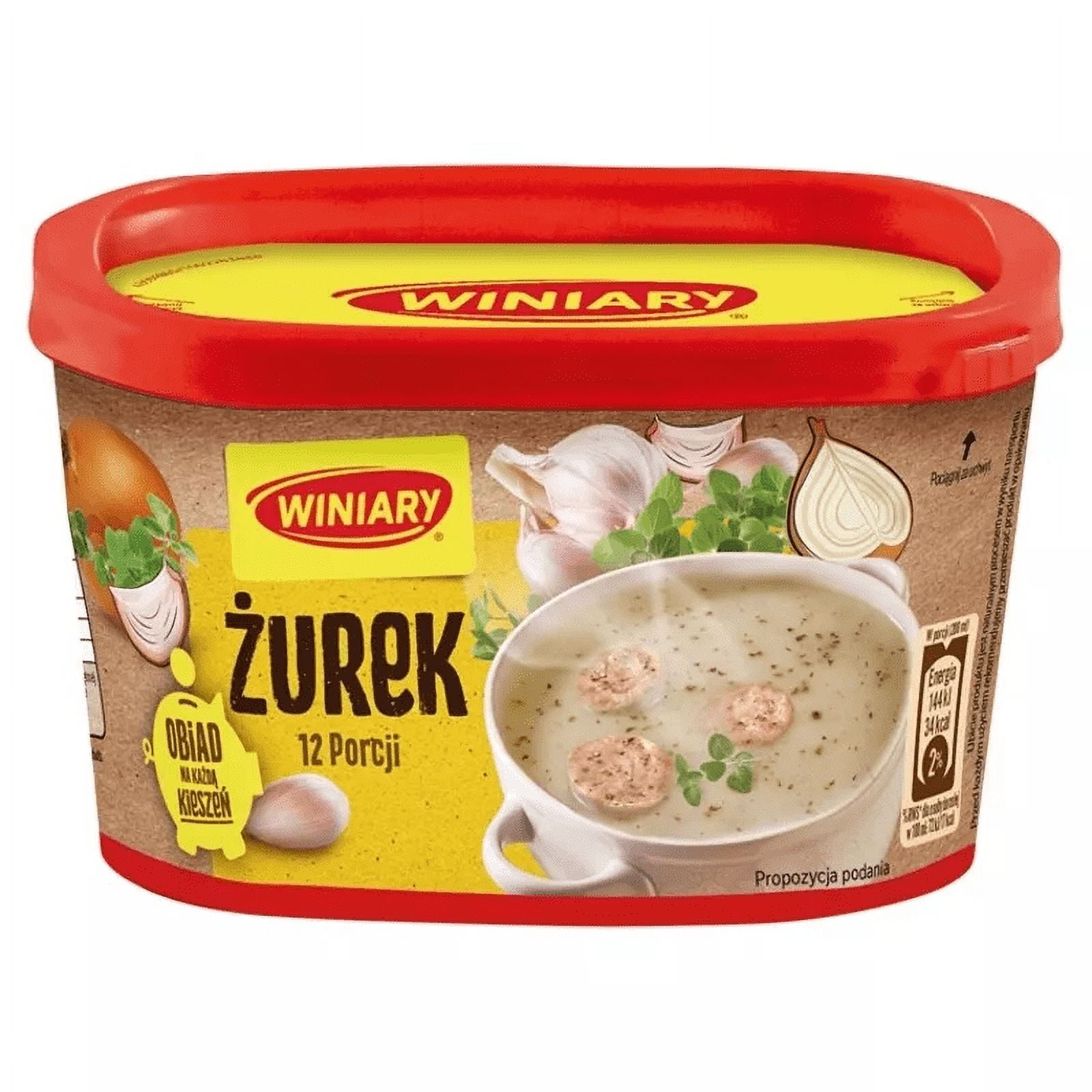 Instant Rye Cereal Winiary instant soup ZUREK Sour Rye-Family pack: 12 servings-Made in ...