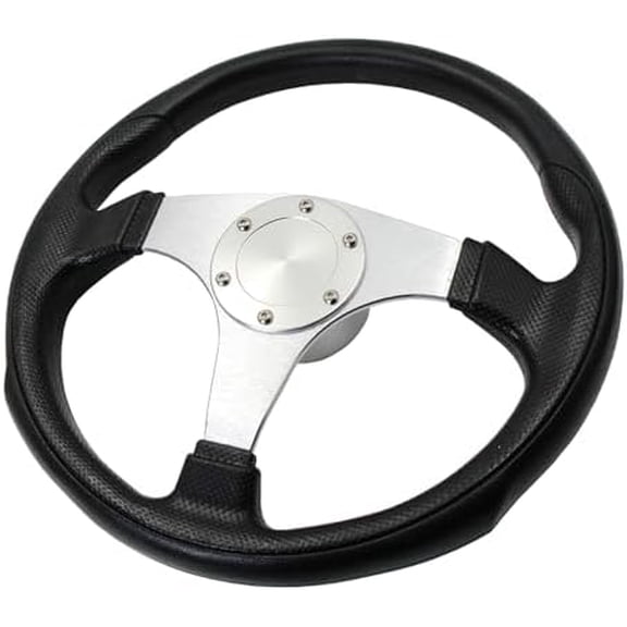 Winibo WH003 13-1/2 Inch Aluminum Alloy Three Spoke Marine Boat Steering Wheel$$Watercraft