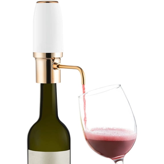 Winirina Electric Wine Aerator Pourer Automatic Smart Decanter Dispenser Rechargeable with Micro USB Cable