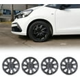 thumbnail image 1 of Winjet 16" Wheel Covers & Hub Caps ABS Matte Black,4 Pack, 1 of 10
