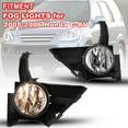 thumbnail image 1 of Winjet For 2005 2006 Honda CRV Fog Lights Clear Lens Pair Bumper Lamp+Wiring+Switch Kit Clear Lens, 1 of 8
