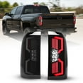 thumbnail image 1 of Winjet For 2014-2018 Chevy Silverado 1500 2500 3500 LED Sequential Signal Tail Lights Smoke Lens, 1 of 10
