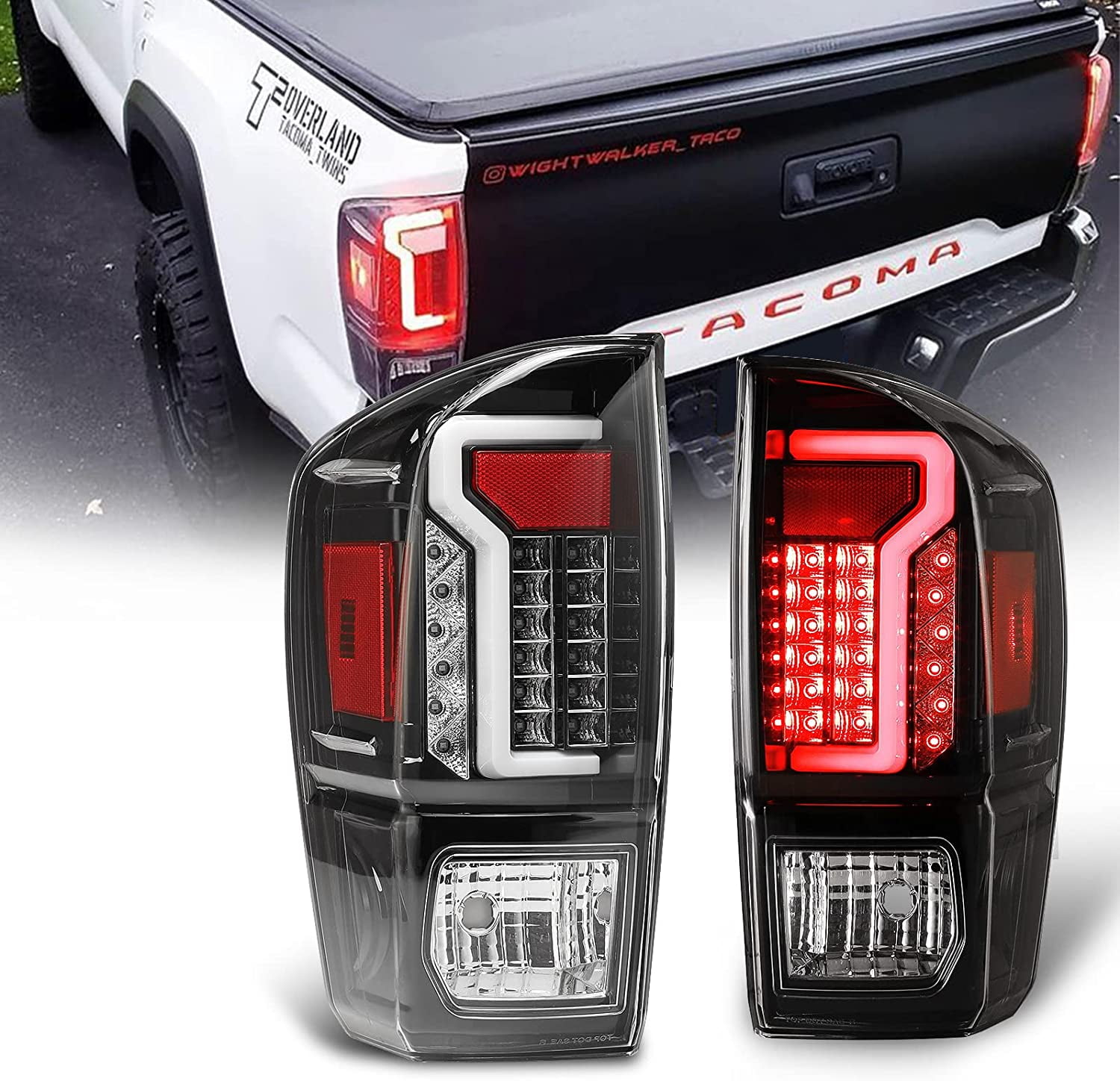 Winjet Off Road Series for 2016-2022 Toyota Tacoma DRL LED Tail