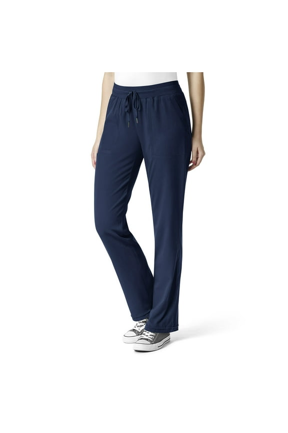 Aero Women's Flex Utility Cargo Scrub Pant, Navy, 2X Regular