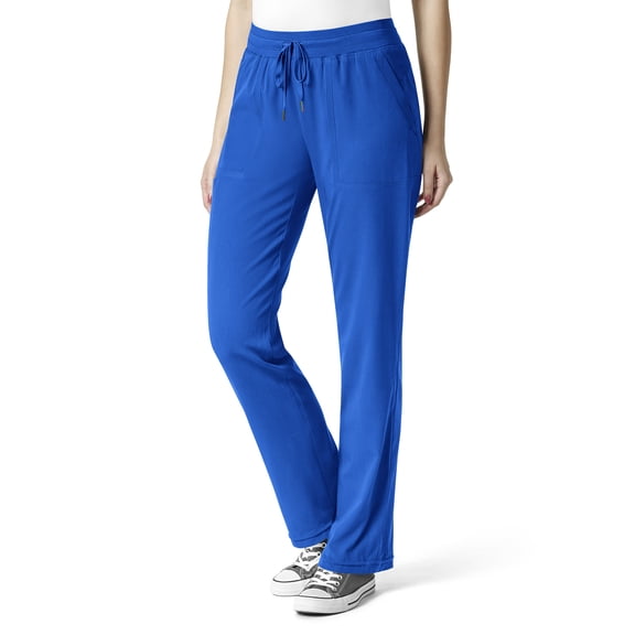 Wink Aero Women's Flex Utility Cargo Scrub Pant, Royal, L Petite