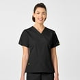 thumbnail image 1 of Wink Origins Bravo-Women's V-Neck Scrub Top, Black, 4X, 1 of 5