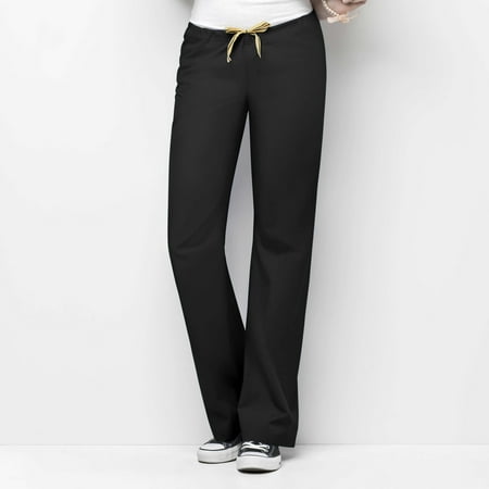Wink Origins Papa - Unisex Drawstring Scrub Pant, Black, L