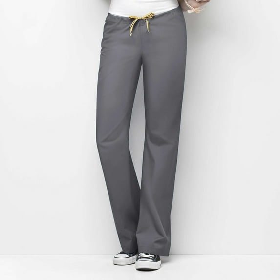Wink Origins Papa - Unisex Drawstring Scrub Pant, Pewter, M Tall