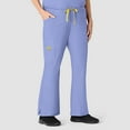 thumbnail image 1 of Wink Origins Romeo - Women's Flare Leg Cargo Scrub Pant, Ceil Blue, XL, 1 of 5