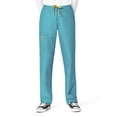 thumbnail image 1 of Wink Origins Zulu-Women's Slim Leg Cargo Scrub Pant, Real Teal, 2X Petite, 1 of 2
