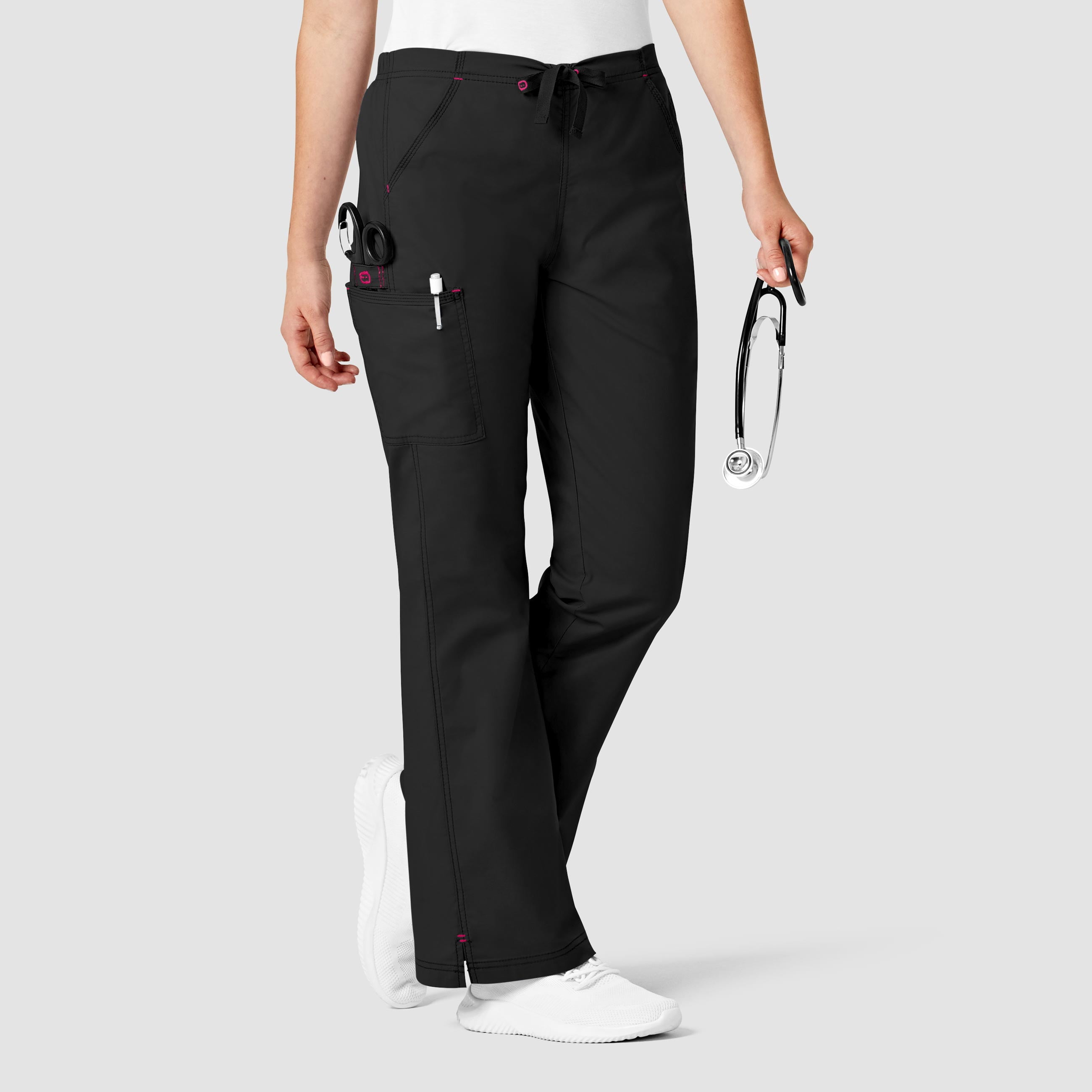 Adar Women's Flare Leg Scrub Pant - 65/35 Polyester Cotton - XS To 3X - NWT