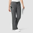 thumbnail image 1 of Wink WonderFLEX Grace - Women's Flare Leg Cargo Scrub Pant, Charcoal, L Tall, 1 of 7