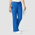 thumbnail image 1 of Wink WonderFLEX Grace - Women's Flare Leg Cargo Scrub Pant, Royal, M Petite, 1 of 7
