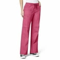 thumbnail image 1 of Wink WonderFLEX Women's Faith Multi-Pocket Cargo Scrub Pant, Papaya, L, 1 of 2