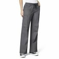 thumbnail image 1 of Wink WonderFLEX Women's Faith Multi-Pocket Cargo Scrub Pant, Pewter, S Petite, 1 of 5