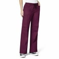 thumbnail image 1 of Wink WonderFLEX Women's Faith Multi-Pocket Cargo Scrub Pant, Wine, XS, 1 of 1