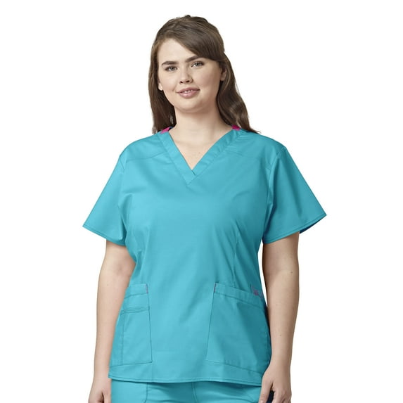 WonderWink WonderFLEX 6108-Verity V-Neck Scrub Top
