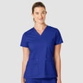 thumbnail image 1 of Wink WonderFLEX Women's Verity V-Neck Scrub Top, Galaxy Blue, XL Regular, 1 of 4