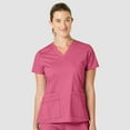 thumbnail image 1 of Wink WonderFLEX Women's Verity V-Neck Scrub Top, Papaya, 4X, 1 of 6