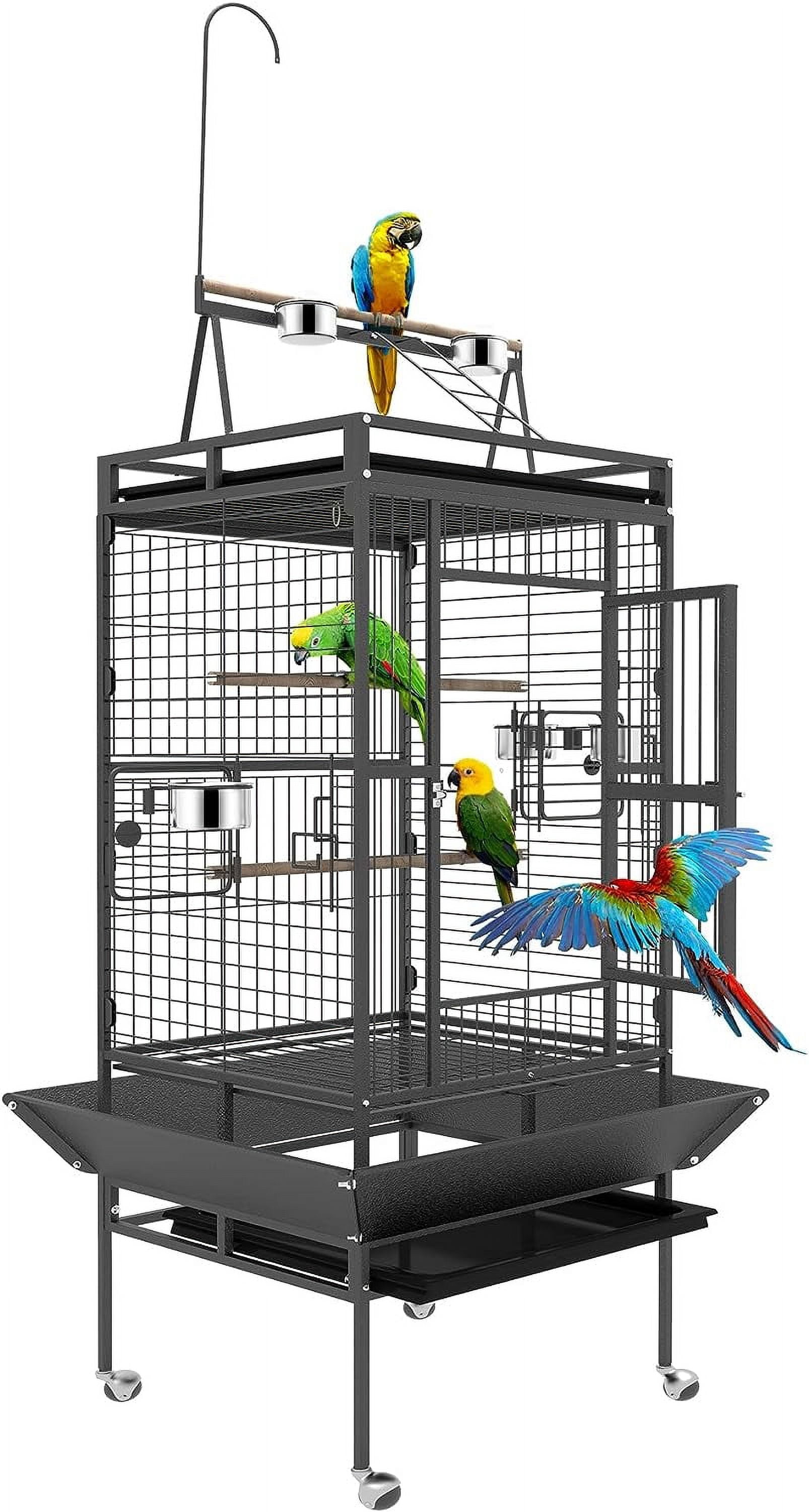 Removable / Open Top Bird Cages | Open Top Parrot Cage
