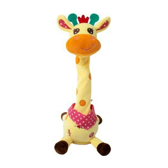 Winkeabuy Musical Giraffe Toy, Sings, Dances & Repeats What You Say, Dancing Talking Giraffe Light S Energetic Dance, up Twisting Toy,