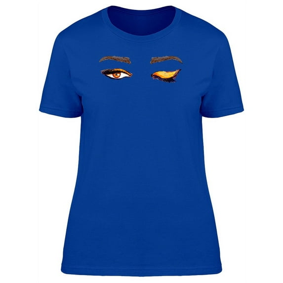 Winking Eye Silhouette T-Shirt Women -Image by Shutterstock, Female Large