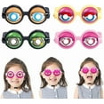 thumbnail image 1 of Winking Glasses, Blink & Wink Novelty Blinking Glasses, Crazy Eye Glass Funny Sunglasses for Adults (4pcs), 1 of 9