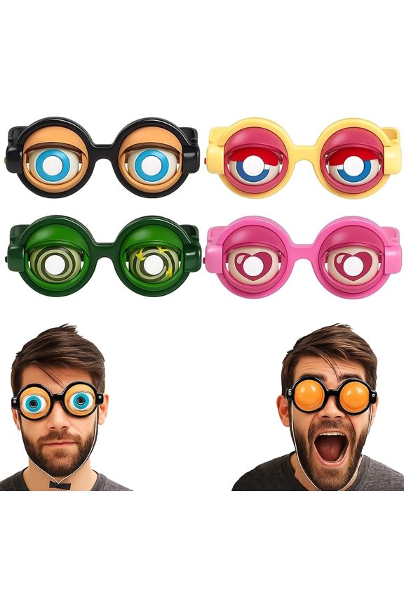 Winking Glasses - Blink & Wink Novelty Blinking Glasses, Funny Sunglasses for Adults - The Ultimate Selfie Accessory