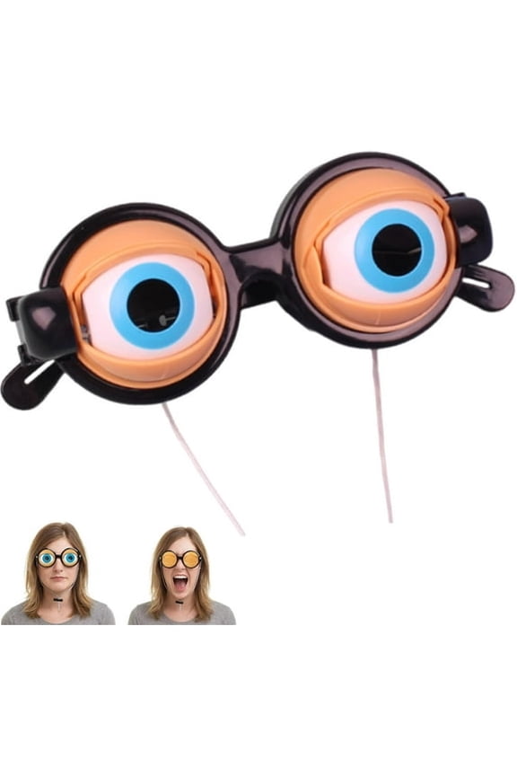 Winking Glasses - Blink & Wink Novelty Blinking Glasses, Kinetic Crazy Eyes Glasses, Blinking Glass for Performances, Funny Sunglasses for Adults - The Selfie Accessory, Gifts for Party