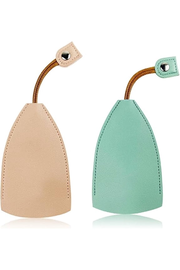 Winkkey Protective Key Case, Personalized Protective Pull Out Key Case, Large Capacity PU Leather Key Holder(2pcs C)