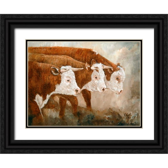 Winkler, Kathy 14x12 Black Ornate Wood Framed with Double Matting Museum Art Print Titled - The Guardian