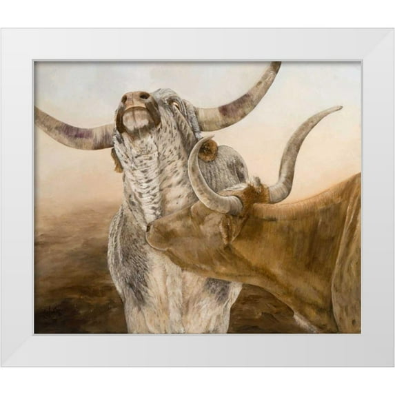 Winkler, Kathy 17x15 White Modern Wood Framed Museum Art Print Titled - Ahhhhh!