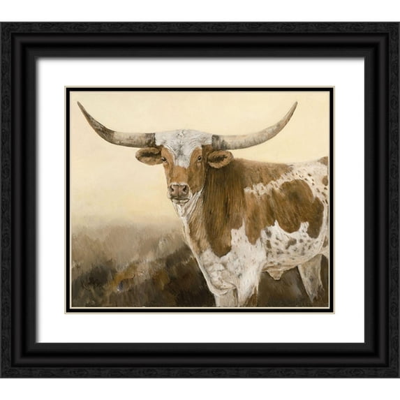 Winkler, Kathy 23x20 Black Ornate Wood Framed with Double Matting Museum Art Print Titled - Long Ago and Far Away