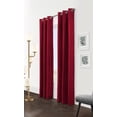 thumbnail image 1 of Winmate Insulated Cotton Grommet Curtain Panel - Pair each 40" x 84" in Burgundy, 1 of 6