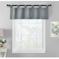 thumbnail image 1 of Winmate Insulated Cotton Tab Top Valance 40" x 15" in Dolphin Grey, 1 of 4