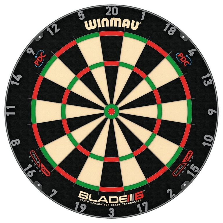Winmau Blade 6 Triple Core Carbon Dartboards - Advanced Scoring