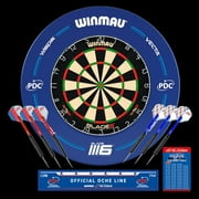 Winmau Blade 6 PDC Surround Set Blade 6 Dartboard, PDC Surround and 6 Darts