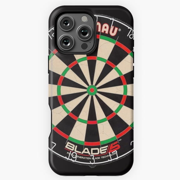 Winmau Dartboard Art Phone Case for iPhone 11 12 13 14 15 16 17 Pro Max