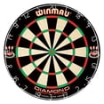 thumbnail image 1 of Winmau Diamond Plus Bristle Dartboard with Staple-Free Bullseye and Self-Healing Sisal Fibers, 1 of 2